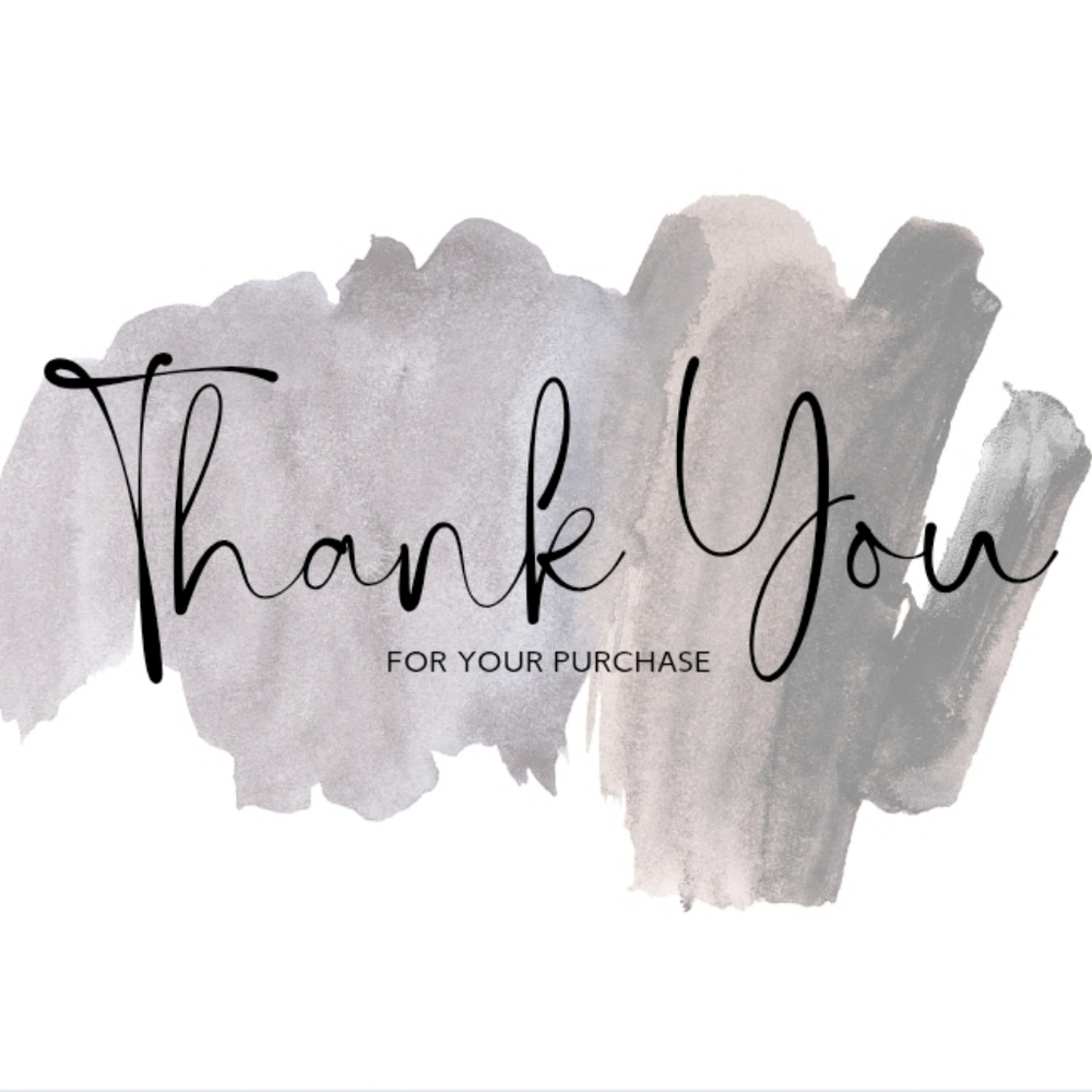 50 4x6 Paint Over Desgin Thank You Notes Labels